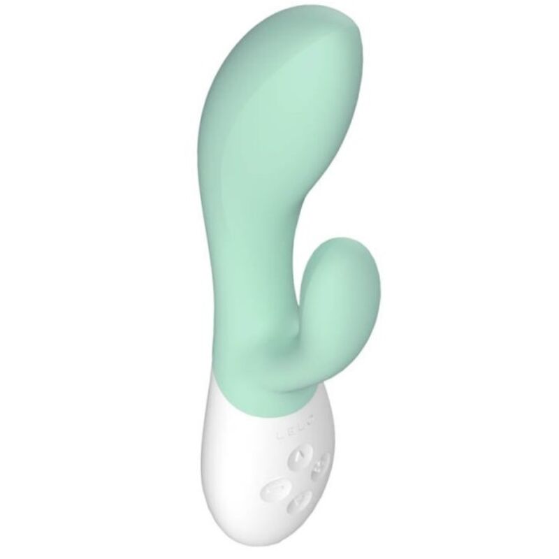 LELO INA 3 Green Rabbit Vibrator - Lujo Seaweed