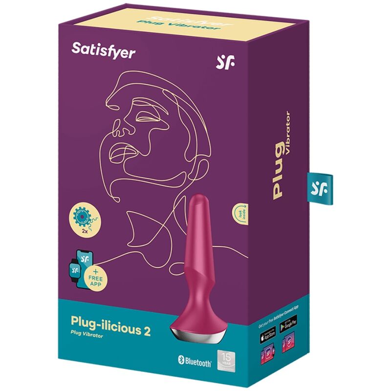 Satisfyer Plug-ilicious 2 Vibrador Anal con Bluetooth y App