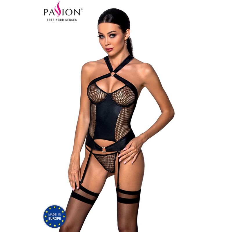 Corset Amanda Ecological Leather - Passion Woman S/M