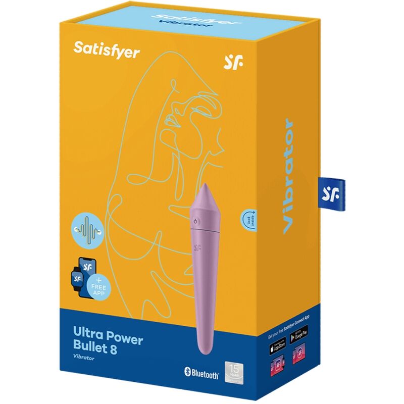 Satisfyer Ultra Power Bullet 8 Lilac - Estimulador Compacto