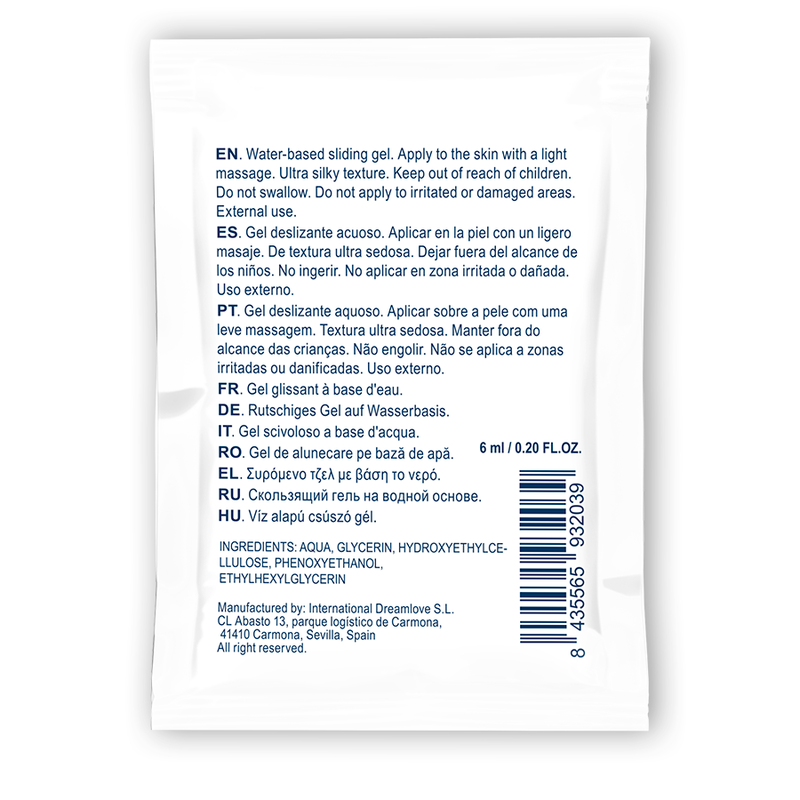 Waterfeel Neutral Water-Based Sliding Gel 6 ML