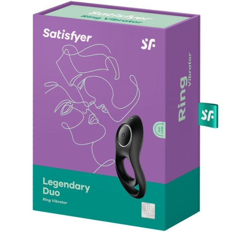 Satisfyer Legendary Duo Ring Vibrator Black