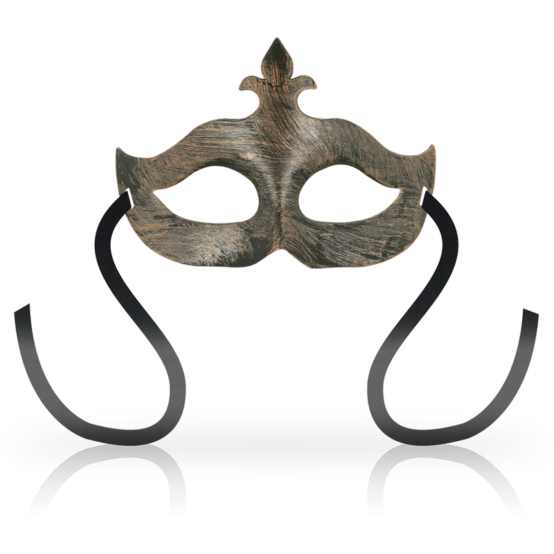 Máscara Veneciana Fleur de Lis Copper OHMAMA - Elegancia y Misterio