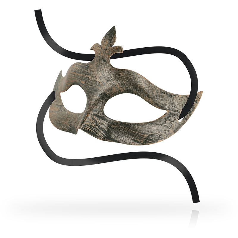 Máscara Veneciana Fleur de Lis Copper OHMAMA - Elegancia y Misterio