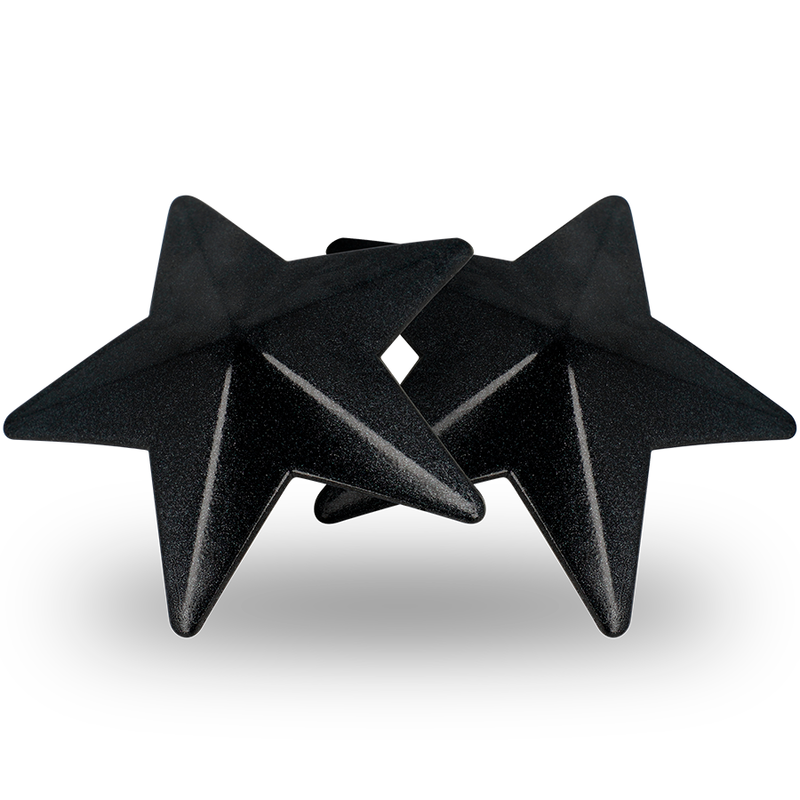Coquette Chic Desire Nipple Covers Black Stars - Adhesivos Reutilizables