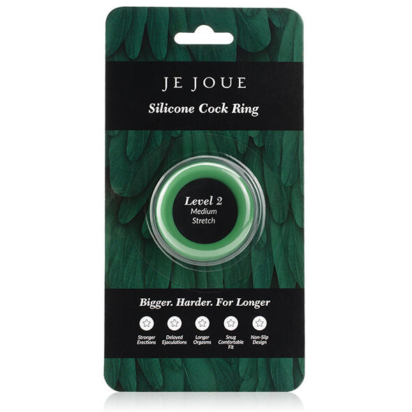 Je Joue Green Silicone Ring Medium - Anillo de Silicona