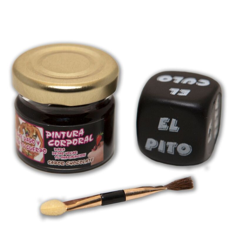 Diablo Picante Chocolate Paint and Body Die - Pintura Corporal Comestible