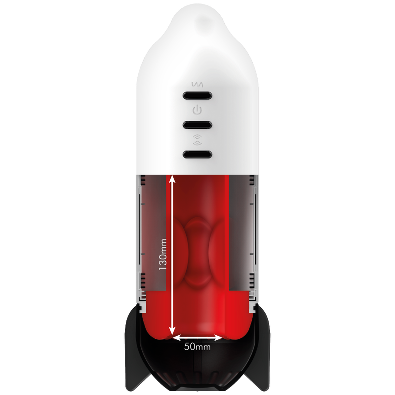 Rocket Masturbador con Tecnología de Compresión y Vibración