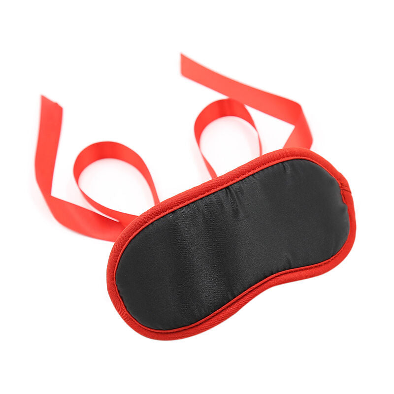 Ohmama Black Fetish Mask Red Edges - Accesorio Sensual