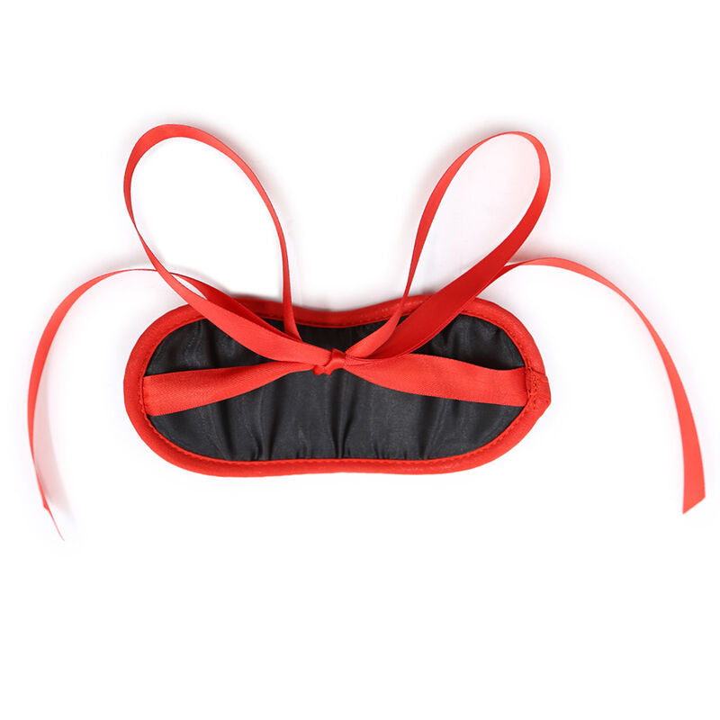 Ohmama Black Fetish Mask Red Edges - Accesorio Sensual