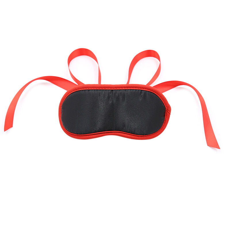 Ohmama Black Fetish Mask Red Edges - Accesorio Sensual