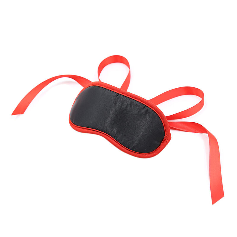Ohmama Black Fetish Mask Red Edges - Accesorio Sensual