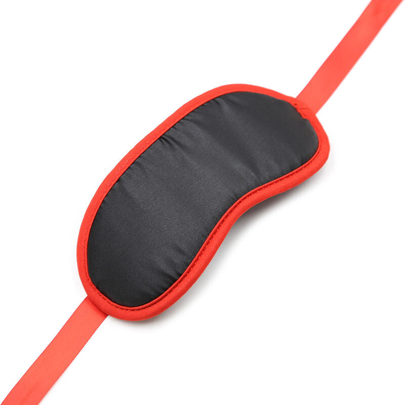Ohmama Black Fetish Mask Red Edges - Accesorio Sensual