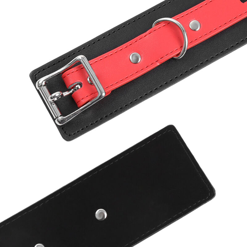 Ohmama Fetish Lock Buckle Wrist Restraints - Esposas de Muñeca