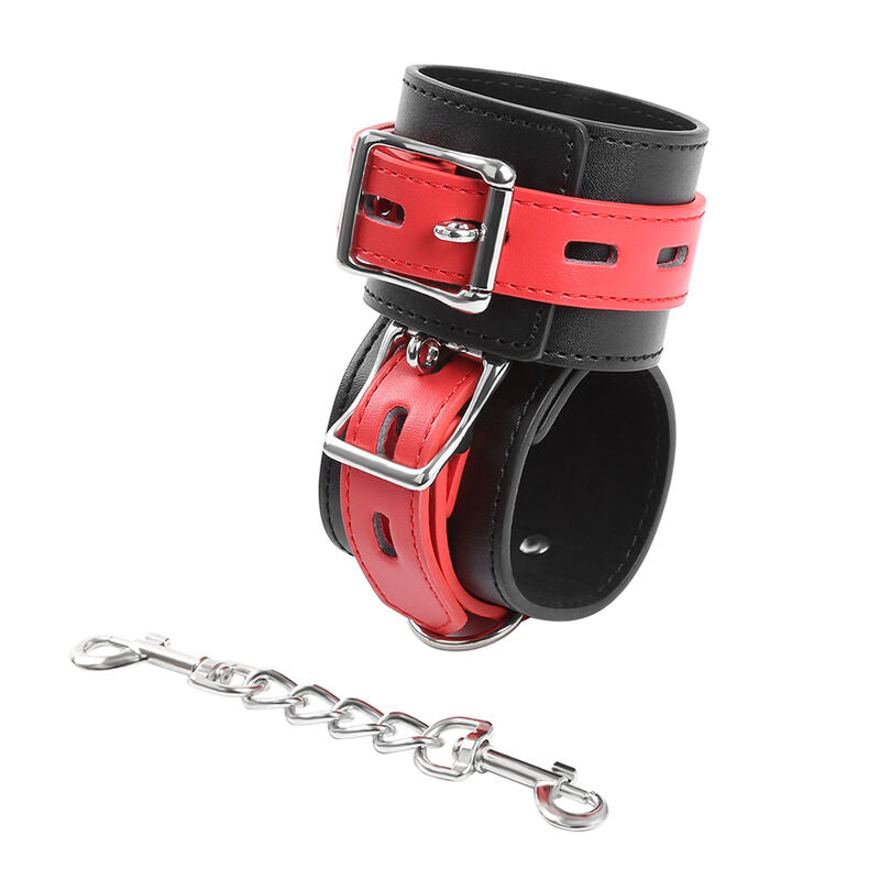 Ohmama Fetish Lock Buckle Wrist Restraints - Esposas de Muñeca