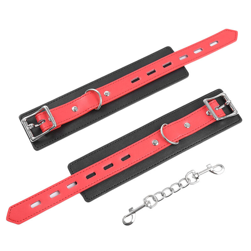 Ohmama Fetish Lock Buckle Wrist Restraints - Esposas de Muñeca