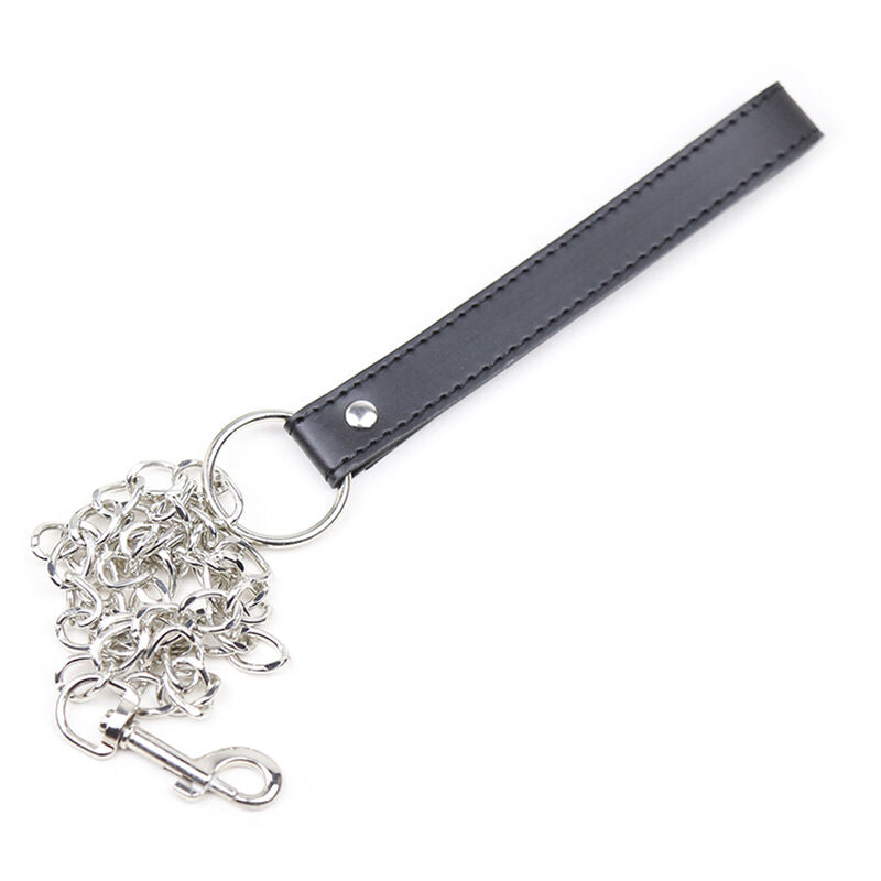 Ohmama Fetish Collar de Sumisión con 3 Anillas Metálicas
