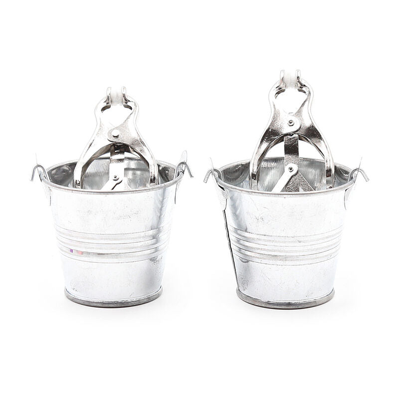 Pinzas para Pezones Ohmama Fetish con Cubos - Metal sin Níquel