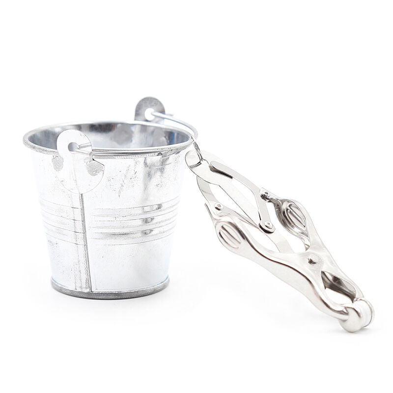 Pinzas para Pezones Ohmama Fetish con Cubos - Metal sin Níquel