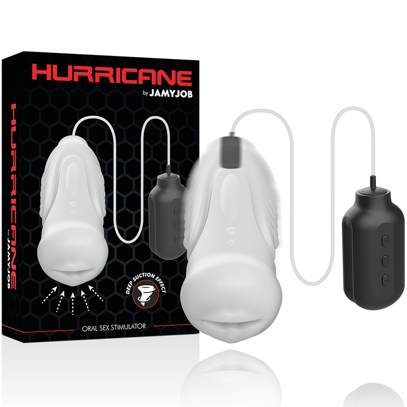 JAMYJOB Hurricane - Estimulador de Succión y Vibración para Sexo Oral
