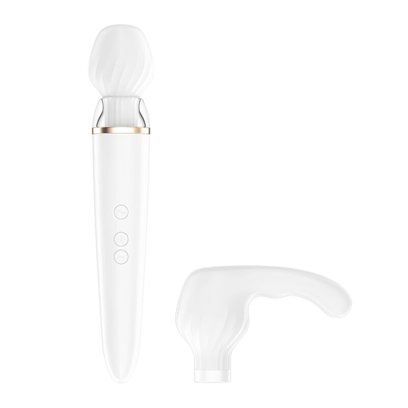 Satisfyer Double Wander App White - Masajeador Corporal Inalámbrico