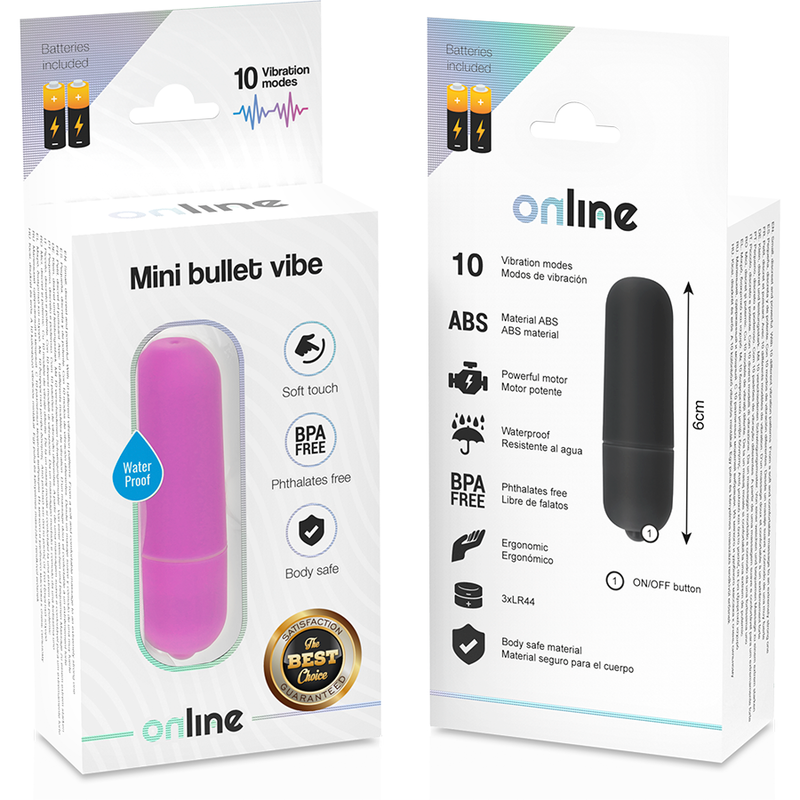 Mini Bullet Vibe Purple - Estimulador Compacto