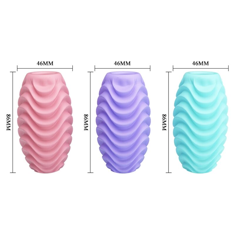 Pretty Love Double Sided Masturbator Egg - Pack 15 Unidades