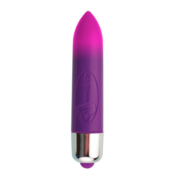 Rocks-Off RO-80 mm Vibrador con Cambio de Color 7V