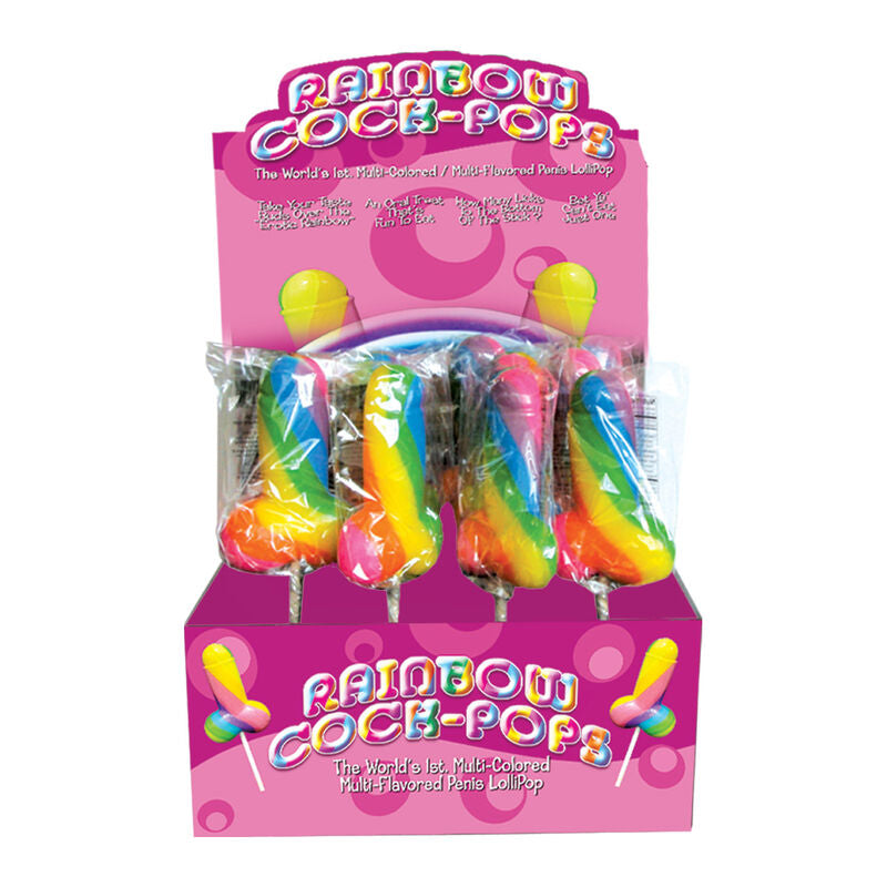 Pride Spencer & Fleetwood Rainbow Cock LGBT Lollipop