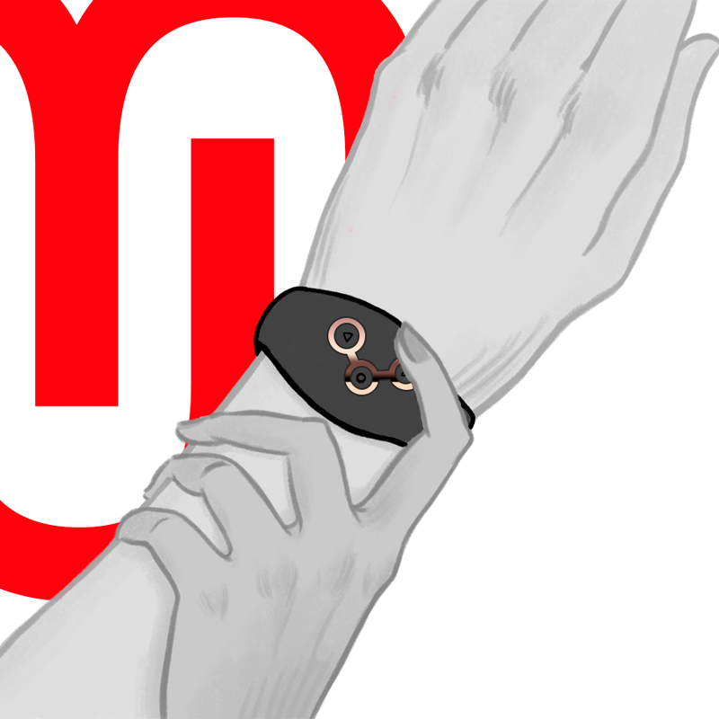 Watchme Wireless Technology Watch Jet Black and Copper