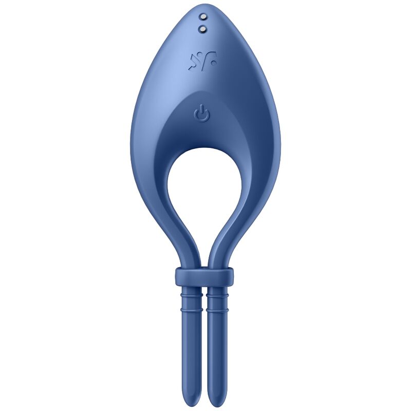 Satisfyer Bullseye Ring Vibrator App Blue