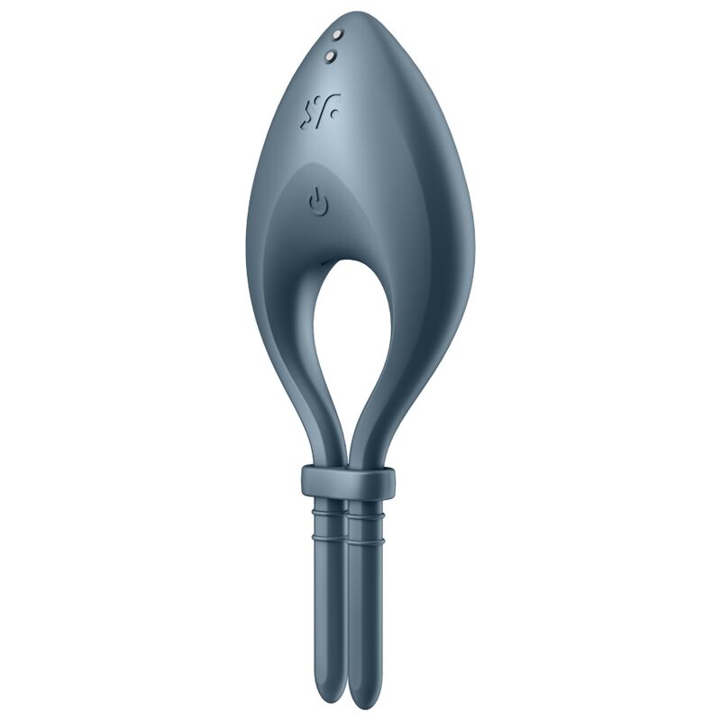 Satisfyer Bullseye Ring Vibrator App Grey