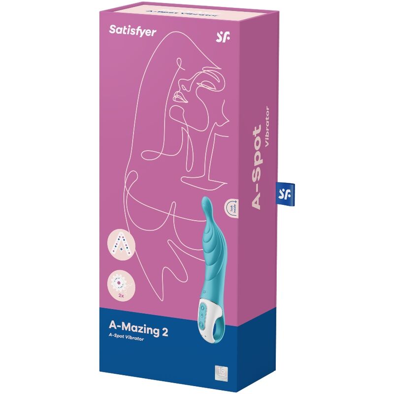 Satisfyer Amazing 2 A-Spot Vibrator Turquoise