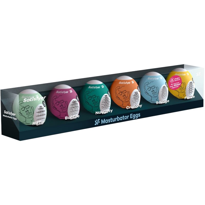 Satisfyer Masturbator Eggs Set 6 Unidades