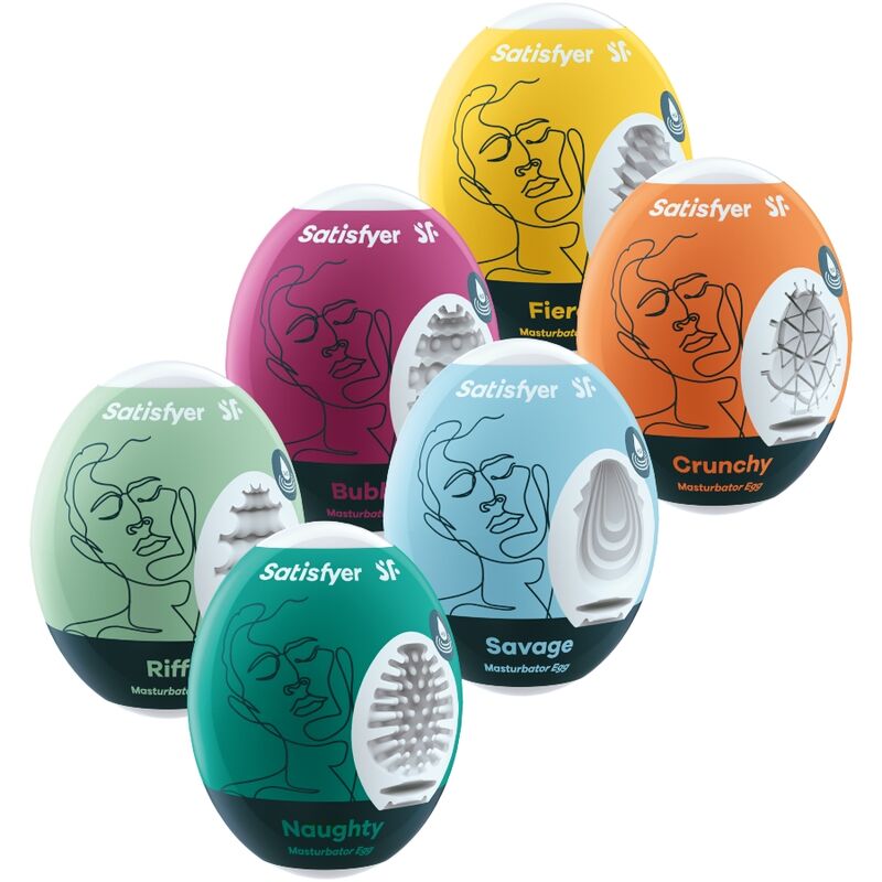 Satisfyer Masturbator Eggs Set 6 Unidades