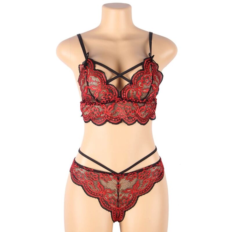 Subblime Set Dos Piezas Encaje Top y Braguita Talla S/M