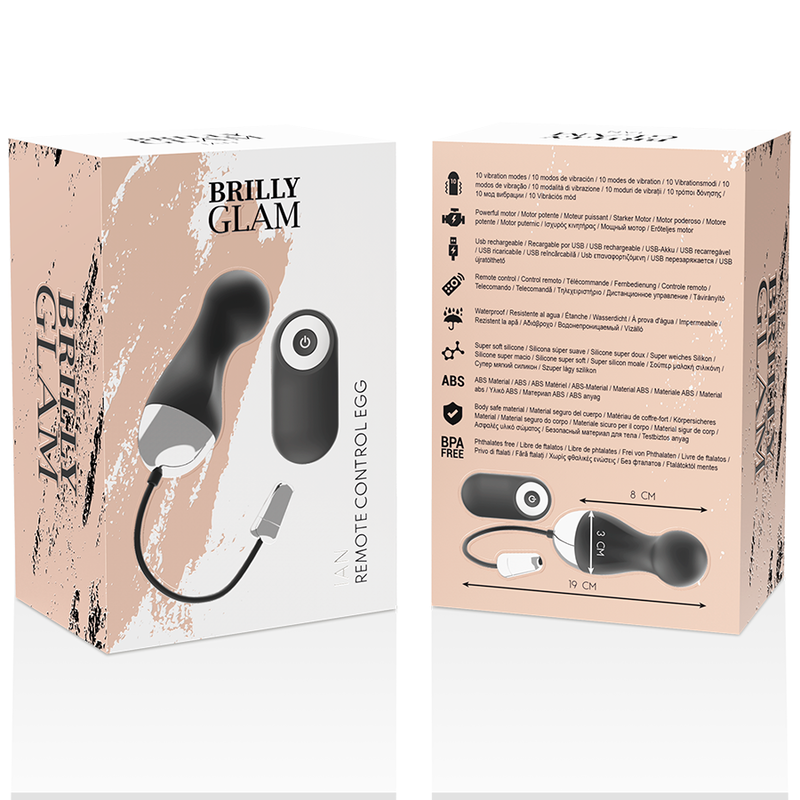 Brilly Glam Ian - Vibrador con Control Remoto