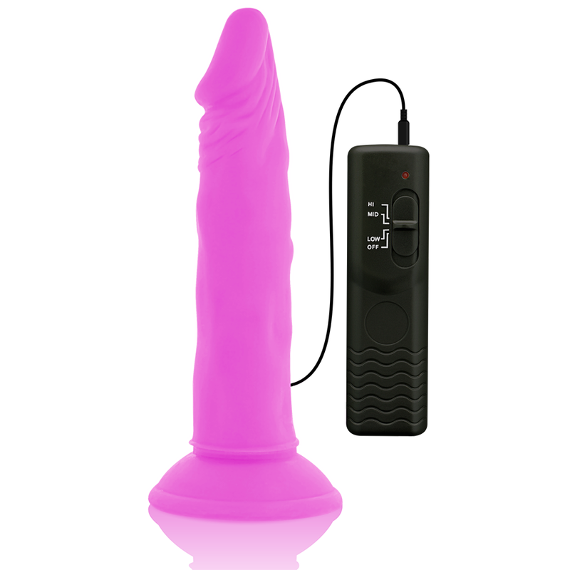 Diversia Flexible Vibrating Dildo Purple 23 cm
