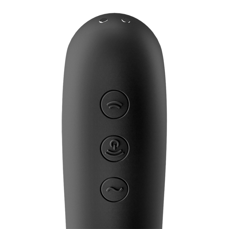 Satisfyer Dual Kiss Air Pulse Vibrator Negro