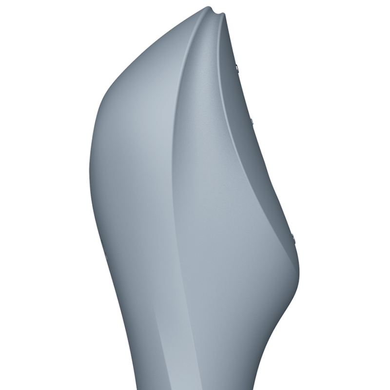 Satisfyer Curvy Trinity 3 Air Pulse Vibrator Grey - Estimulador de Aire