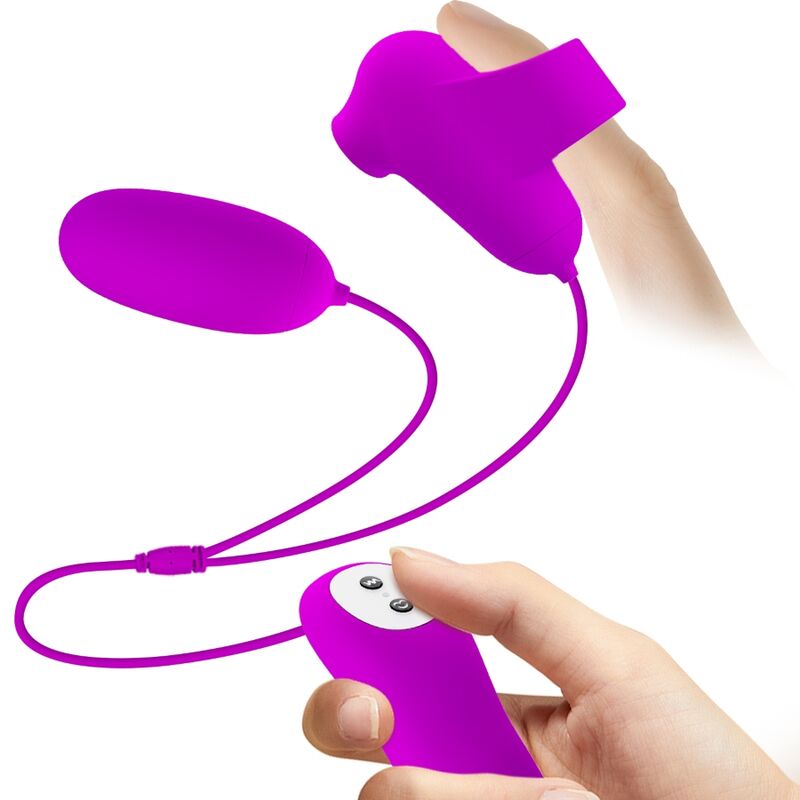 Pretty Love Vibrating Bullet with Suction Cup - Remote Control