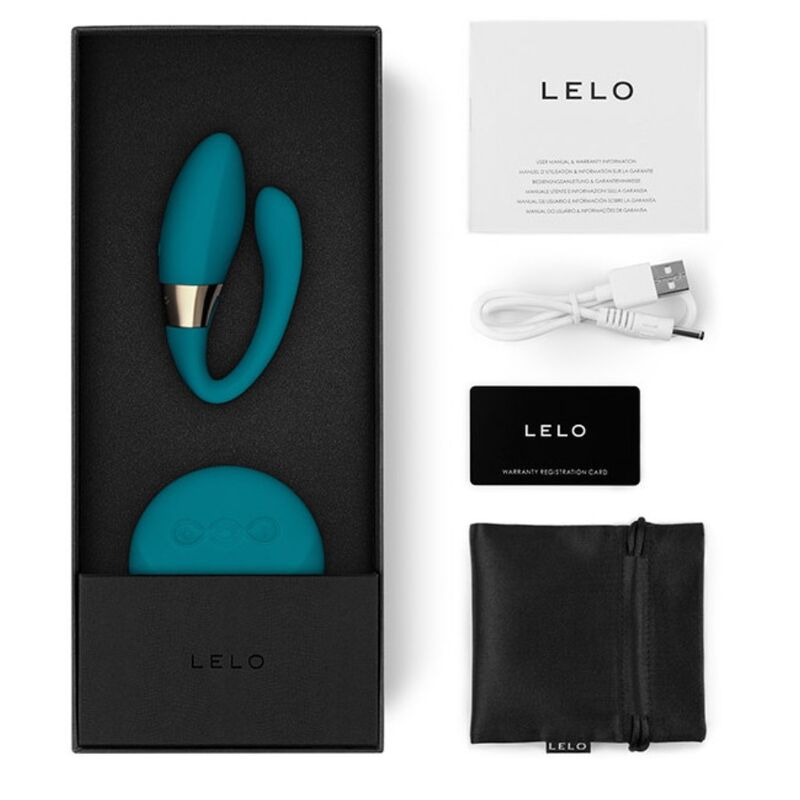 LELO Tiani Duo Blue - Masajeador para Parejas con Control Remoto