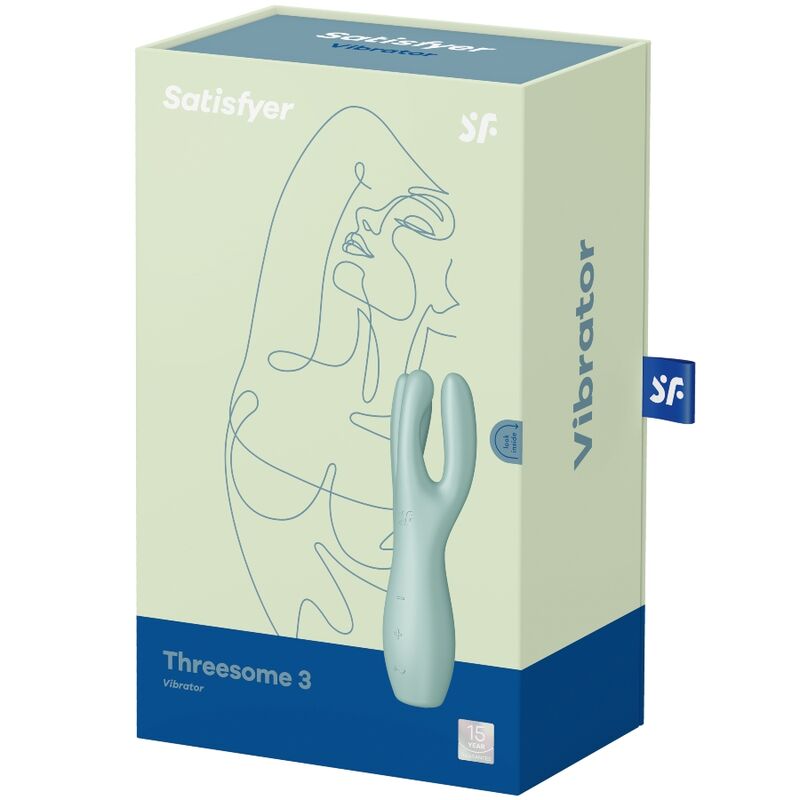 Satisfyer Threesome 3 Vibrator - Estimulador Mint