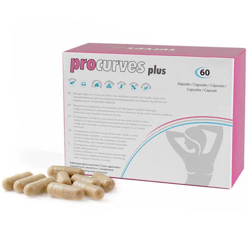 500 Cosmetics ProCurves Plus - Cápsulas Naturales