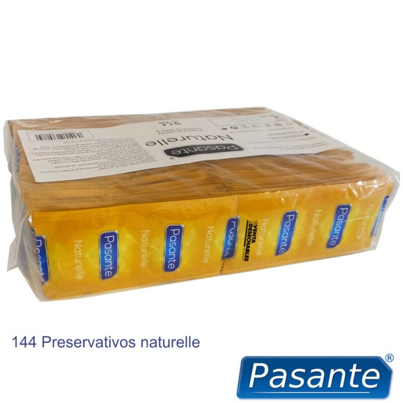 Pasante Naturelle Condoms Veganos - Pack 144 Unidades