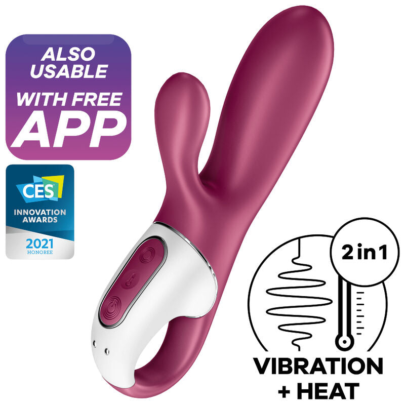 Satisfyer Hot Bunny G-Spot Vibrador con Calor y App Bluetooth