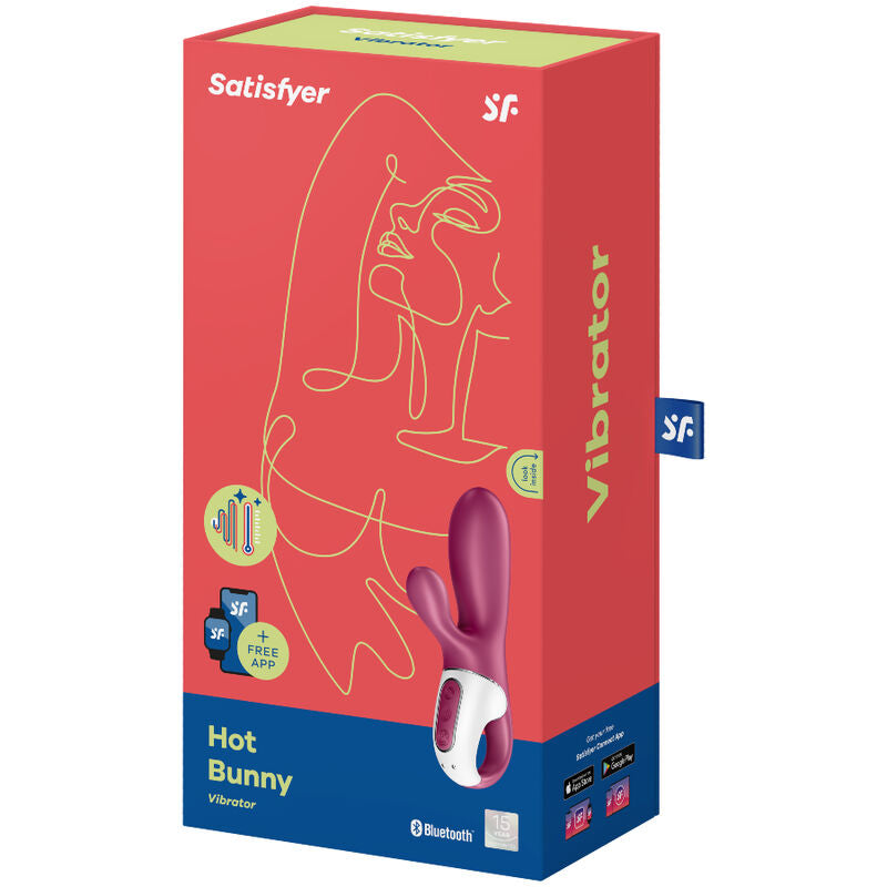 Satisfyer Hot Bunny G-Spot Vibrador con Calor y App Bluetooth