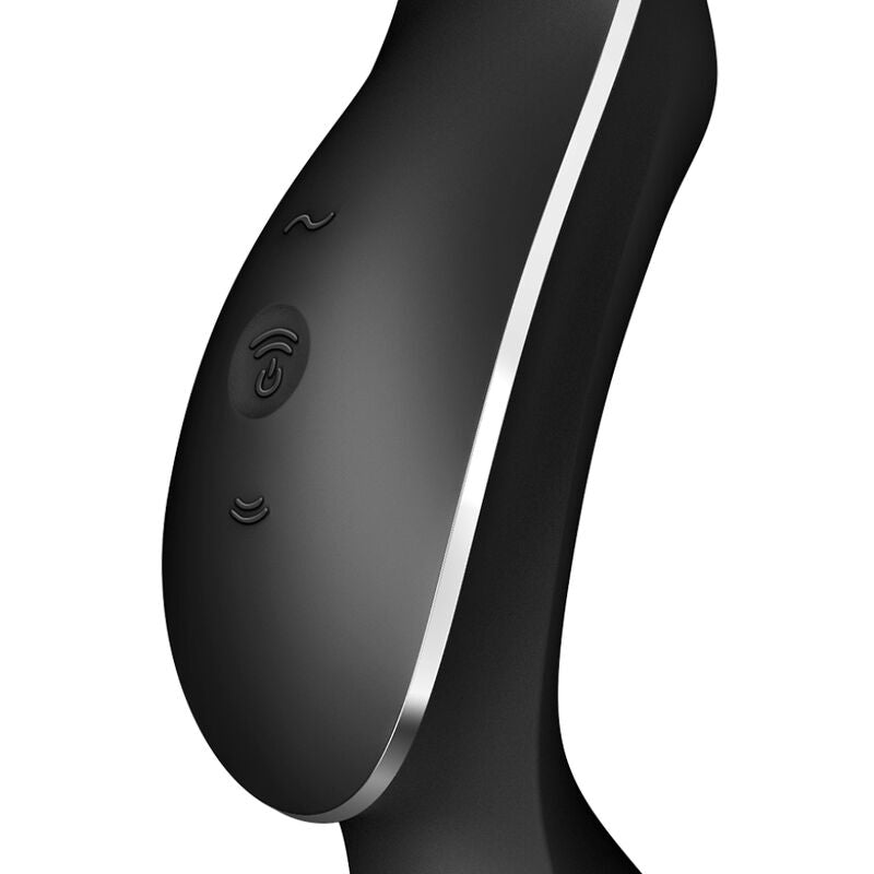 Satisfyer Curvy Trinity 2 - Vibrador de Aire Pulse Negro