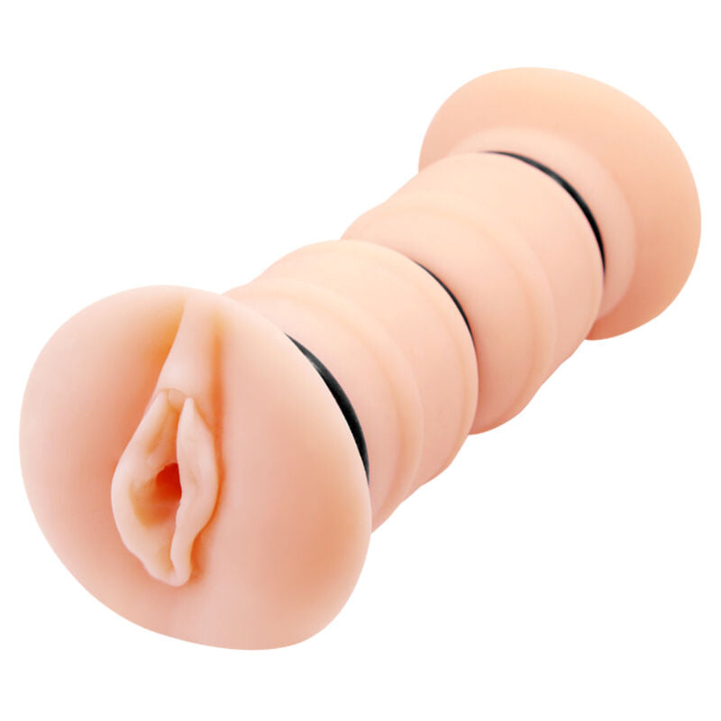 CRAZY BULL Emma - Masturbador Realista Doble Vagina con Vibración