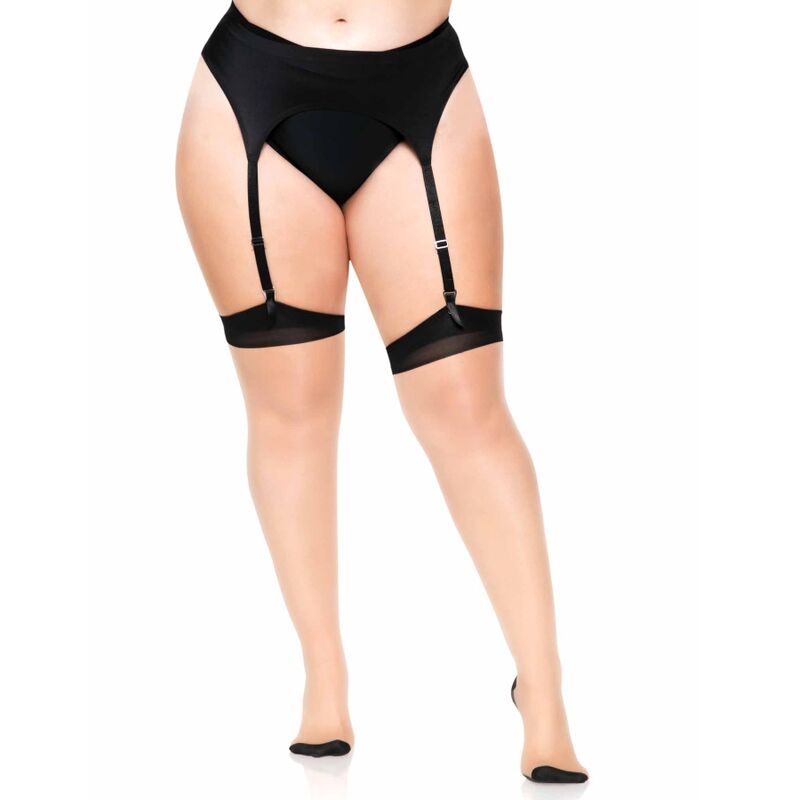 Medias Lycra Leg Avenue - Costura Trasera y Talón Cubano